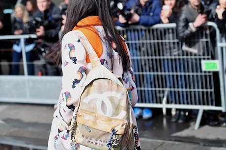 Chanel's graffiti-print backpack is the 'It' bag of the summer